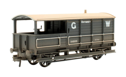 Pre-Owned 33-301B 20T Toad Brake Van GWR D/Grey 114800 'Rhymney' - Weathered