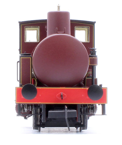 Andrew Barclay Fireless 0-4-0 - Lined Maroon Steam Locomotive - DCC Sound