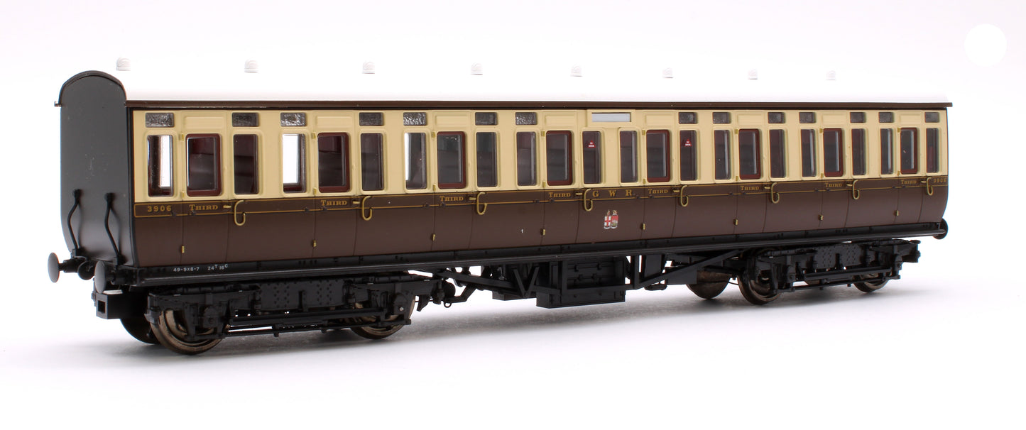 GWR Toplight Mainline City Twin City Chocolate & Cream All 3rd 3906 Set 3