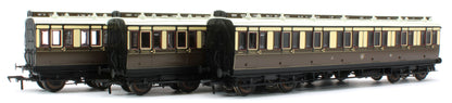 978013 48' GWR ‘Evolution’ Bogie Coach Non-Corridor Carriage No.837, No.1356 & No.8087 3-Pack