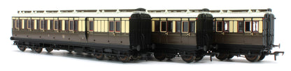 978013 48' GWR ‘Evolution’ Bogie Coach Non-Corridor Carriage No.837, No.1356 & No.8087 3-Pack
