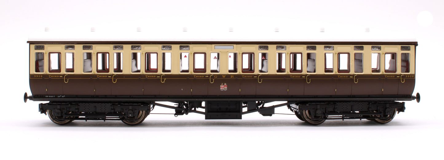Pre-Owned GWR Toplight Mainline City Twin City Chocolate & Cream All 3rd 3906 Set 3