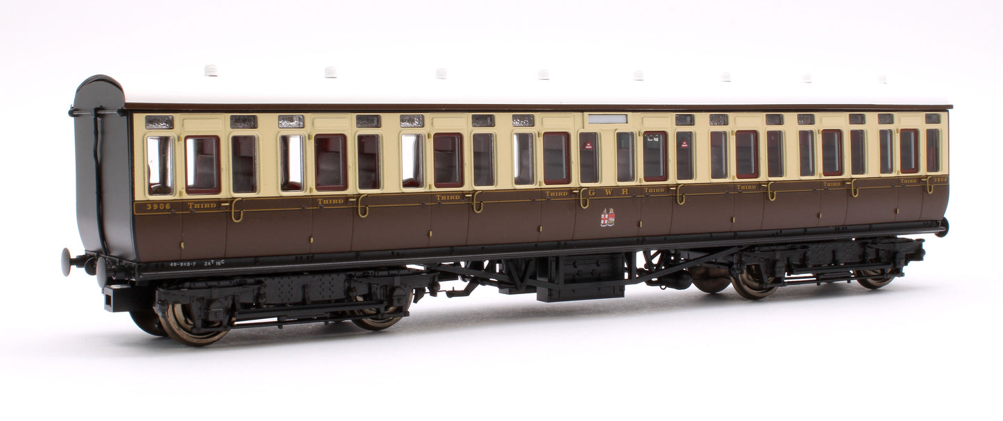Pre-Owned GWR Toplight Mainline City Twin City Chocolate & Cream All 3rd 3906 Set 3