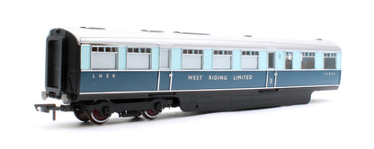 R40477 LNER West Riding Limited Brake Third & Kitchen Third Articulated Coach Pack