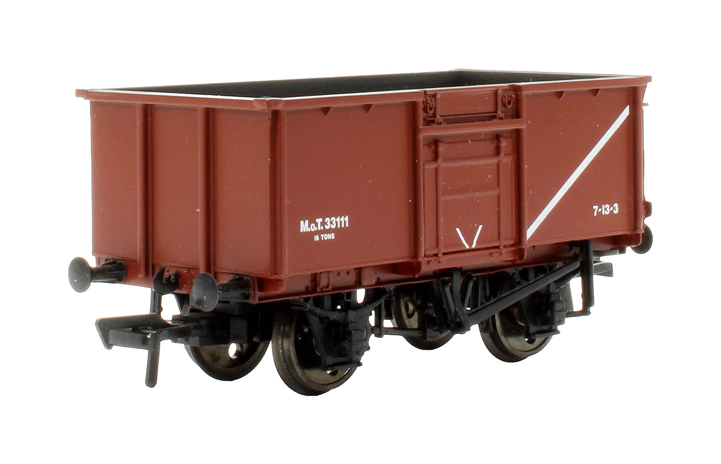 Pre-Owned 33-376C 16T Steel Mineral Wagon M.o.T. Bauxite 'M.o.T. 33111'