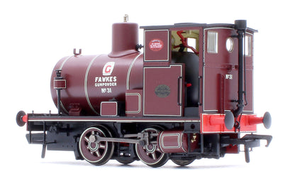 Pre-Owned 965011 Andrew Barclay Fireless 0-4-0 G. Fawkes Gunpowder Works No.31 Steam Locomotive