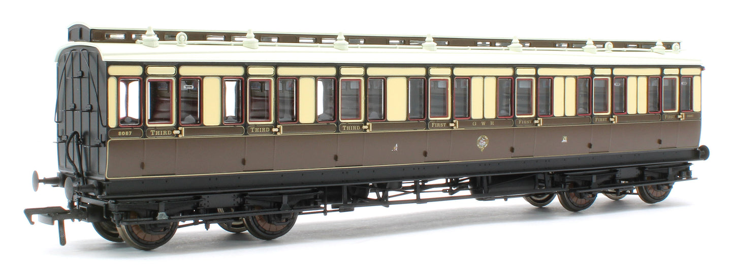978013 48' GWR ‘Evolution’ Bogie Coach Non-Corridor Carriage No.837, No.1356 & No.8087 3-Pack