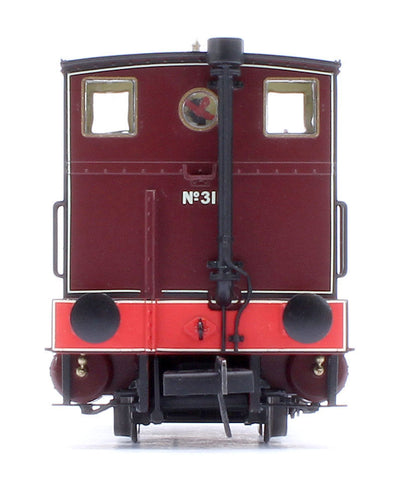 Andrew Barclay Fireless 0-4-0 G. Fawkes Gunpowder Works No.31 Steam Locomotive - DCC Sound