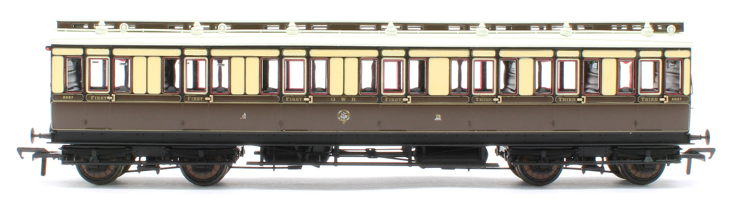 978013 48' GWR ‘Evolution’ Bogie Coach Non-Corridor Carriage No.837, No.1356 & No.8087 3-Pack