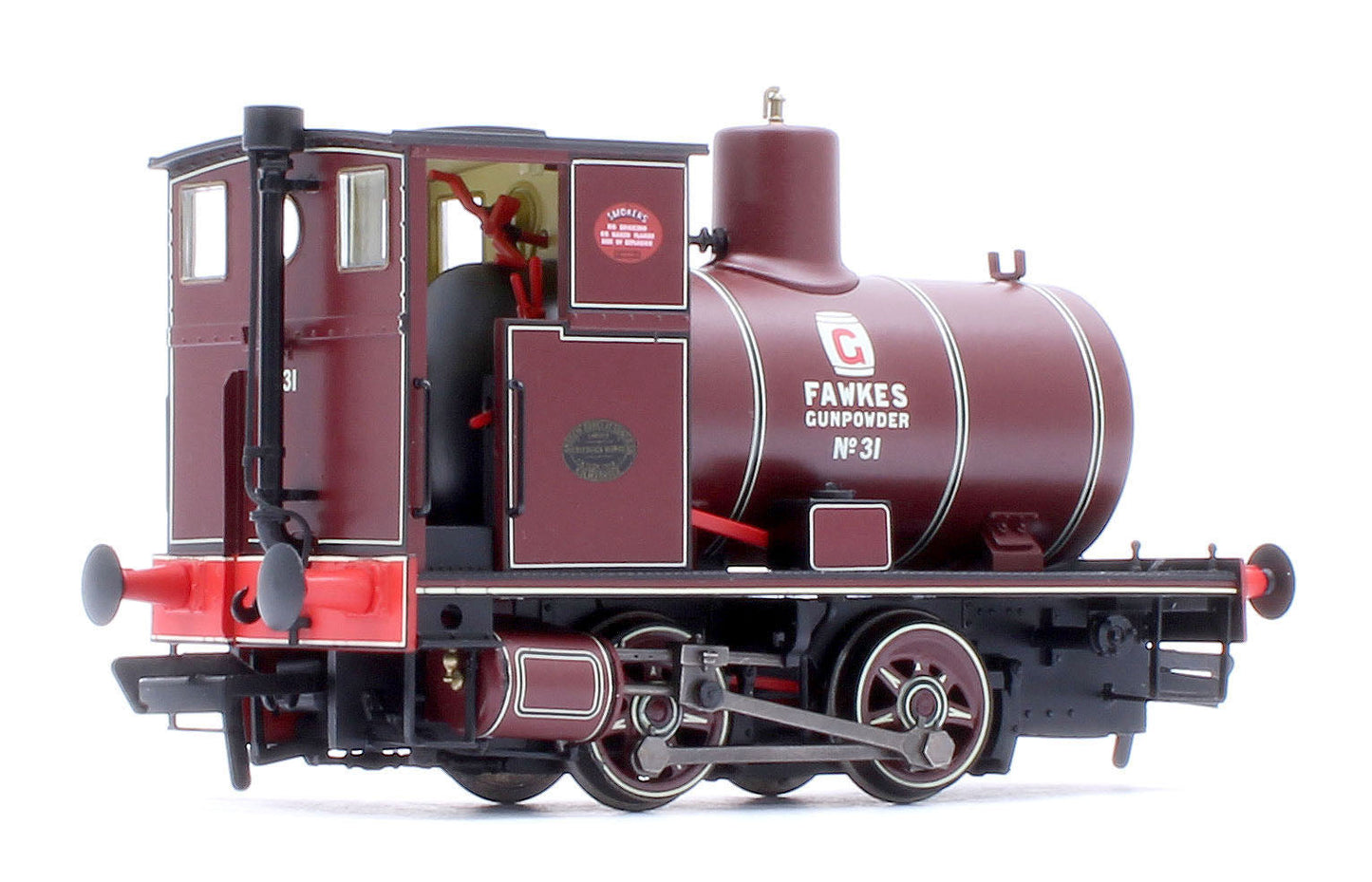 Pre-Owned 965011 Andrew Barclay Fireless 0-4-0 G. Fawkes Gunpowder Works No.31 Steam Locomotive