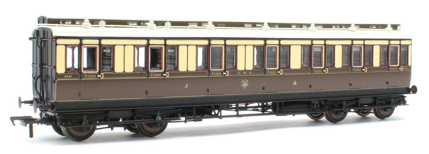 978013 48' GWR ‘Evolution’ Bogie Coach Non-Corridor Carriage No.837, No.1356 & No.8087 3-Pack