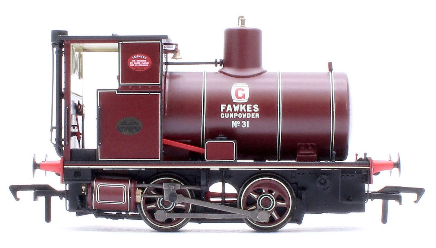 Pre-Owned 965011 Andrew Barclay Fireless 0-4-0 G. Fawkes Gunpowder Works No.31 Steam Locomotive