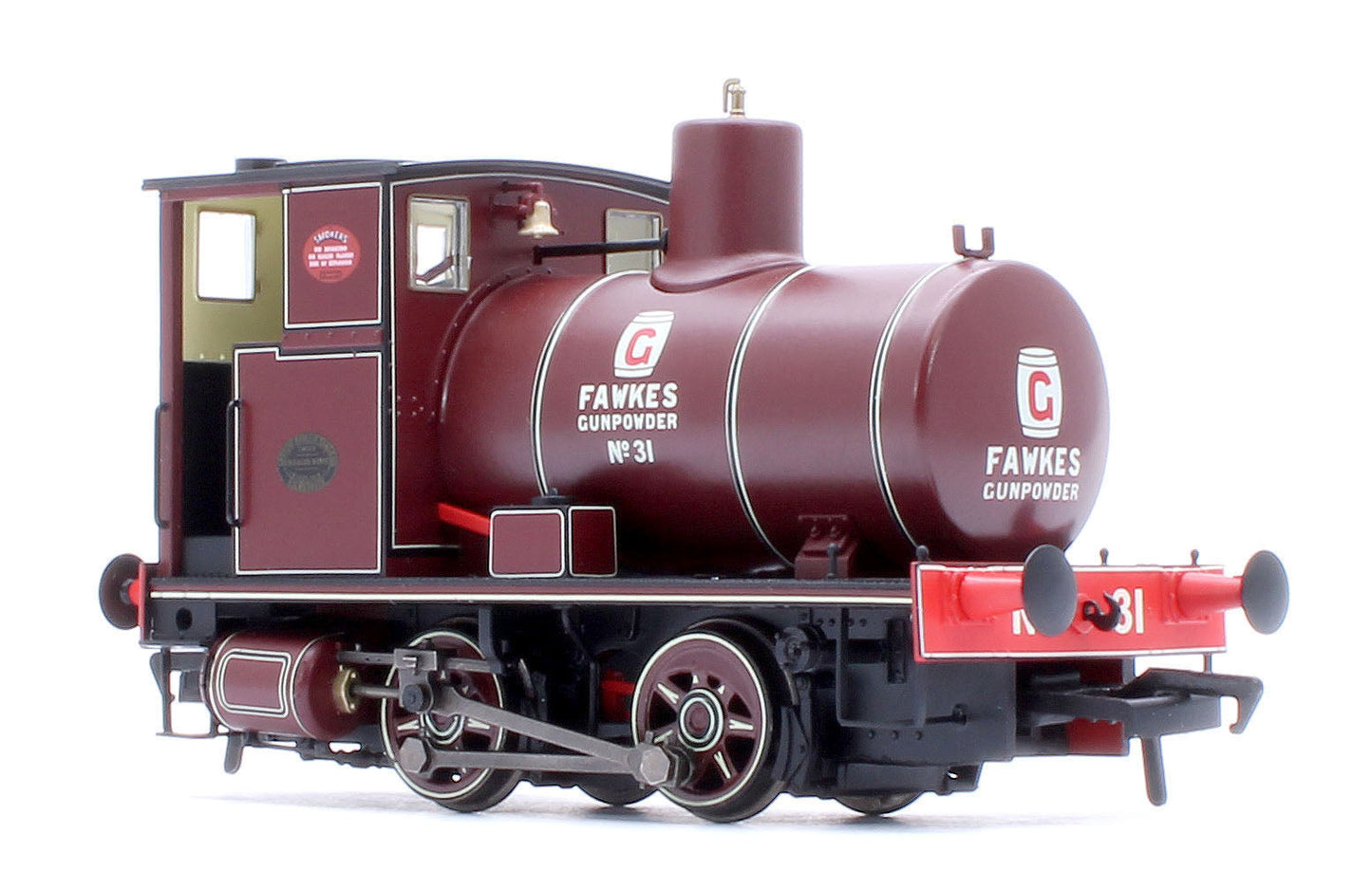 Pre-Owned 965011 Andrew Barclay Fireless 0-4-0 G. Fawkes Gunpowder Works No.31 Steam Locomotive