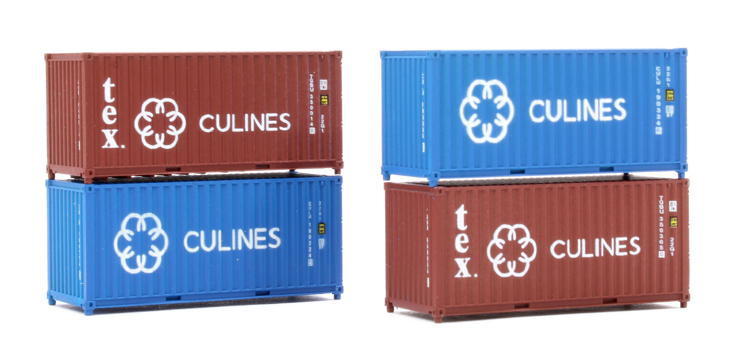 20ft Container Culines Culu/ Tgbu 4 Pack