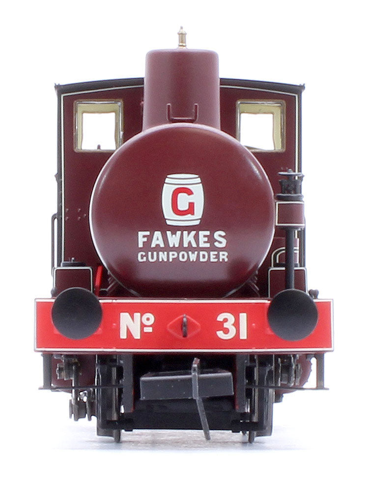 Pre-Owned 965011 Andrew Barclay Fireless 0-4-0 G. Fawkes Gunpowder Works No.31 Steam Locomotive