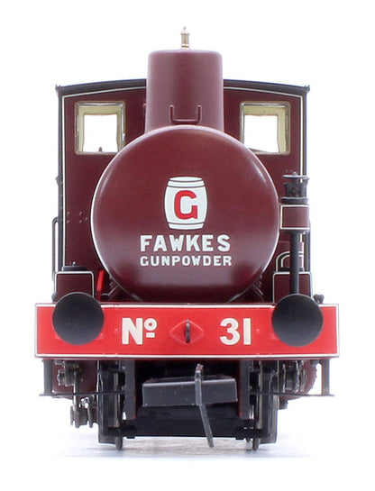 Pre-Owned 965011 Andrew Barclay Fireless 0-4-0 G. Fawkes Gunpowder Works No.31 Steam Locomotive