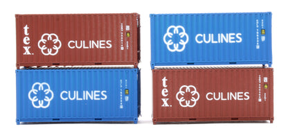 20ft Container Culines Culu/ Tgbu 4 Pack