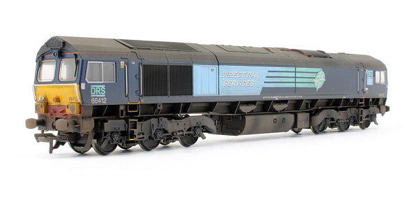 Pre-Owned Class 66/9 DRS 66412 Diesel Locomotive (DCC Fitted & Custom Weathered)
