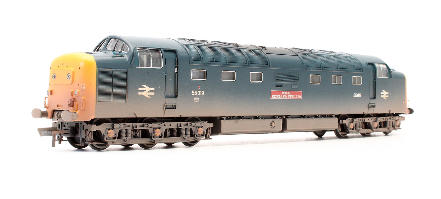 Pre-Owned Class 55 019 'Royal Highland Fusilier' Diesel Locomotive - DCC Sound Fitted - Weathered - Limited Edition