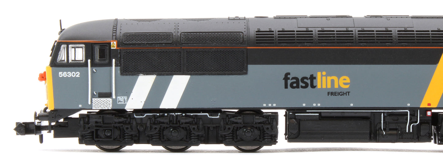 2D-004-010D Class 56 56302 Fastline Diesel Locomotive - DCC Fitted