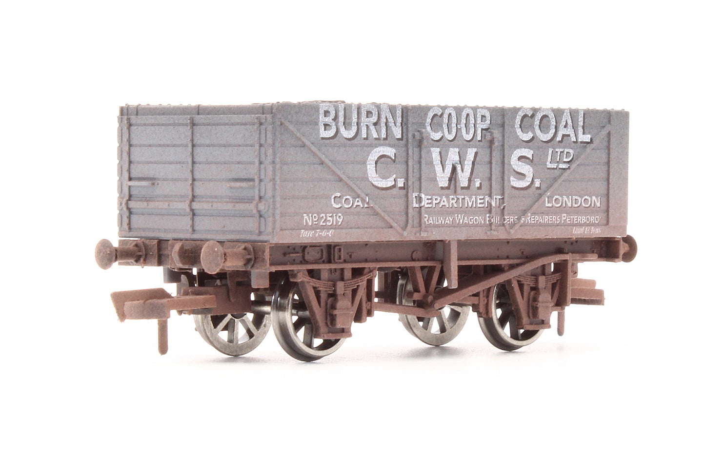 Pre-Owned 'C.W.S.' 7 Plank Wagon No.2519 - Weathered - Limited Edition