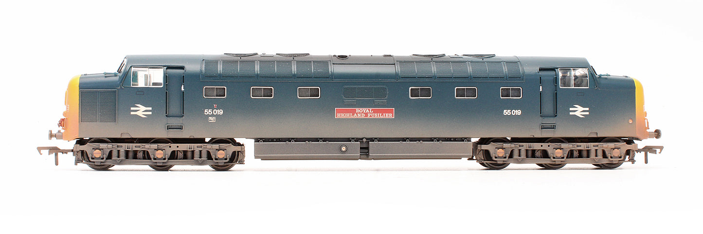 Pre-Owned Class 55 019 'Royal Highland Fusilier' Diesel Locomotive - DCC Sound Fitted - Weathered - Limited Edition