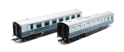 R40479 LNER West Riding Limited Open Third & Kitchen Third Articulated Coach Pack