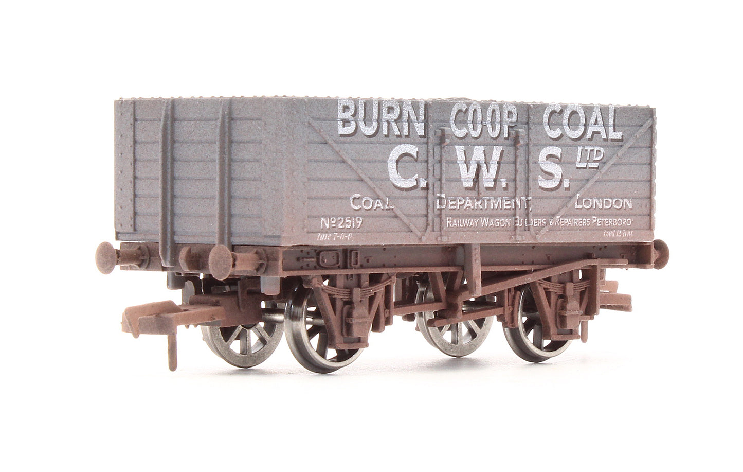 Pre-Owned 'C.W.S.' 7 Plank Wagon No.2519 - Weathered - Limited Edition