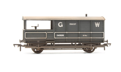 Pre-Owned 20 Ton Toad Brake Van GWR Grey 'Didcot' 114926 - Custom Weathered