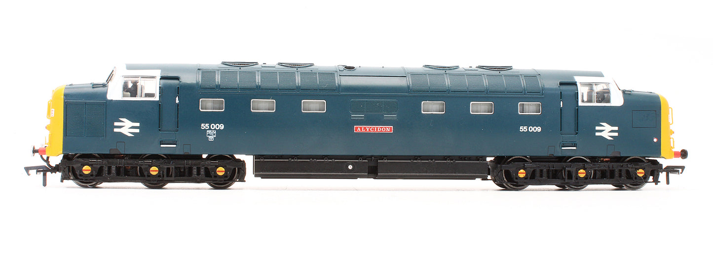 Pre-Owned Class 55009 Deltic 'Alycidon' BR Blue Diesel Locomotive - DCC Fitted - Limited Edition