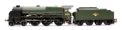 Pre-Owned Lord Nelson Class 4-6-0 30855 'Robert Blake' BR Green Late Crest Steam Locomotive
