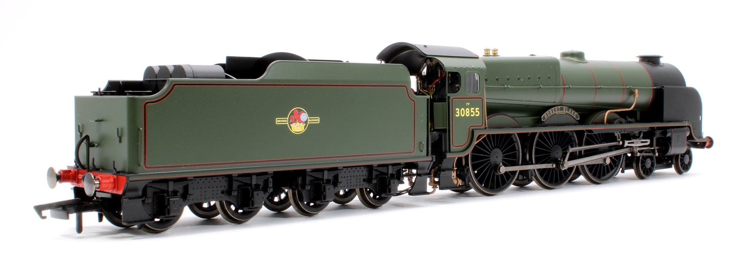 Lord Nelson Class 4-6-0 30855 'Robert Blake' BR Green Late Crest Steam Locomotive