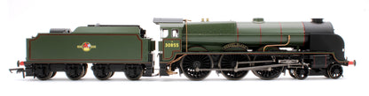 Pre-Owned Lord Nelson Class 4-6-0 30855 'Robert Blake' BR Green Late Crest Steam Locomotive