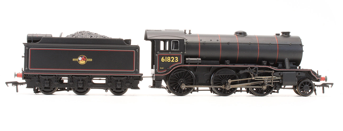 Pre-Owned K3 '61823' BR Lined Black Late Crest Stepped Tender Steam Locomotive - DCC Fitted