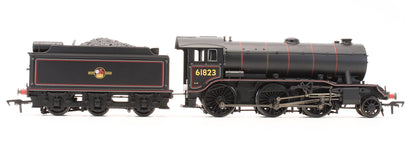 Pre-Owned K3 '61823' BR Lined Black Late Crest Stepped Tender Steam Locomotive - DCC Fitted