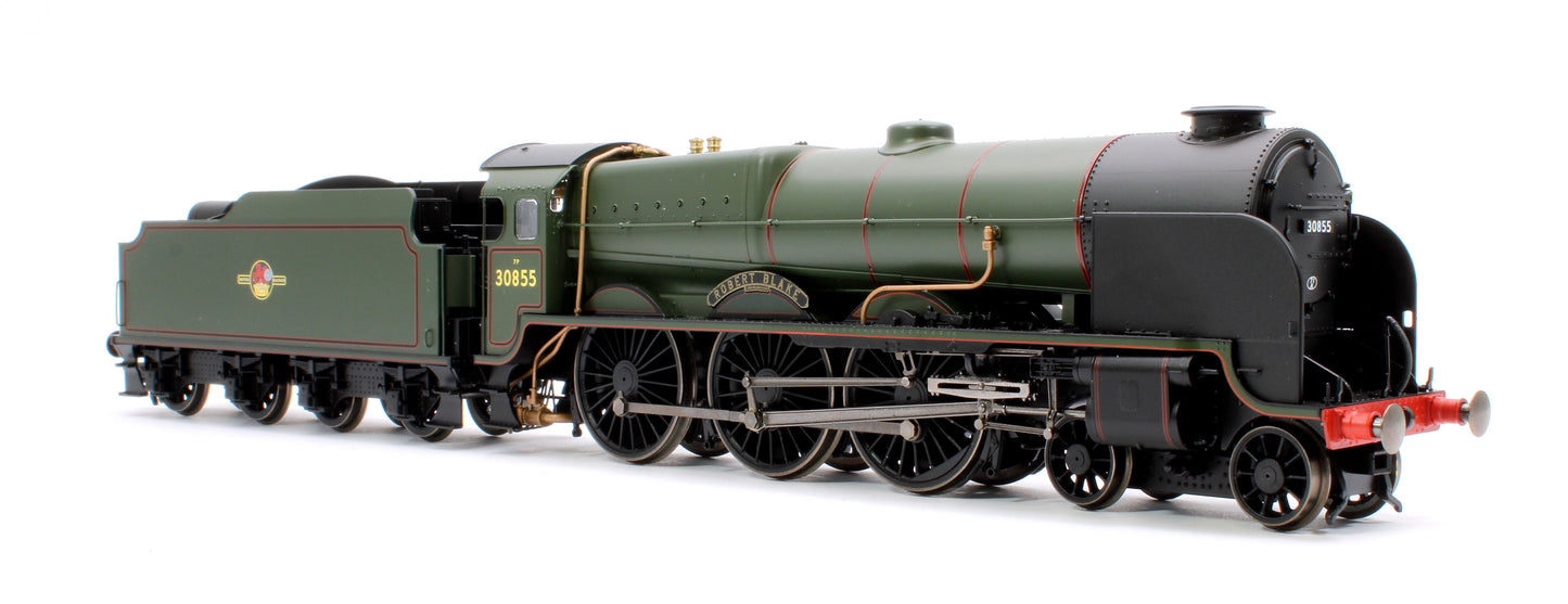 Lord Nelson Class 4-6-0 30855 'Robert Blake' BR Green Late Crest Steam Locomotive