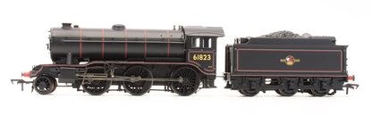 Pre-Owned K3 '61823' BR Lined Black Late Crest Stepped Tender Steam Locomotive - DCC Fitted