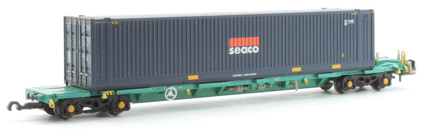 Pre-Owned 377-352 Intermodal Bogie Wagons With 45' Containers 'Seaco'