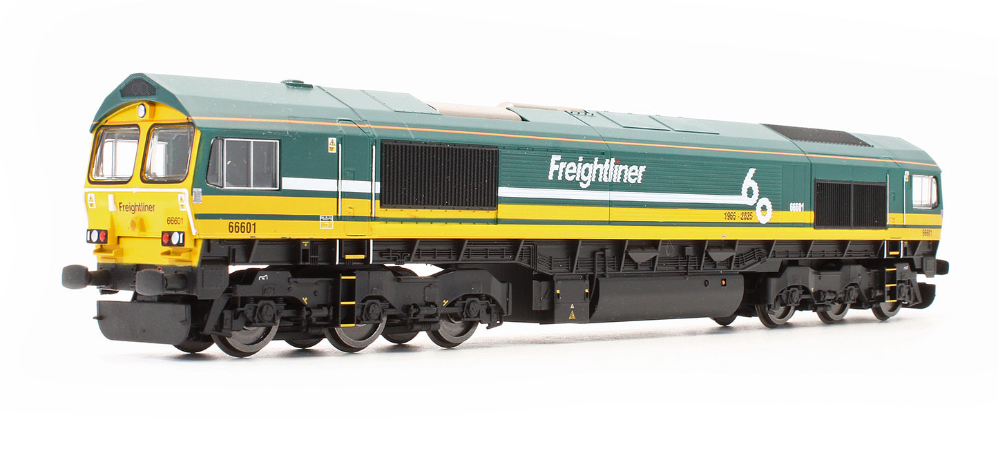 Pre-Owned R30531TXS RailRoad Class 66 Freightliner 66601 'Freightliner 60' Diesel Locomotive - DCC Sound