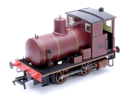 Andrew Barclay Fireless 0-4-0 - Lined Maroon Steam Locomotive - DCC Sound