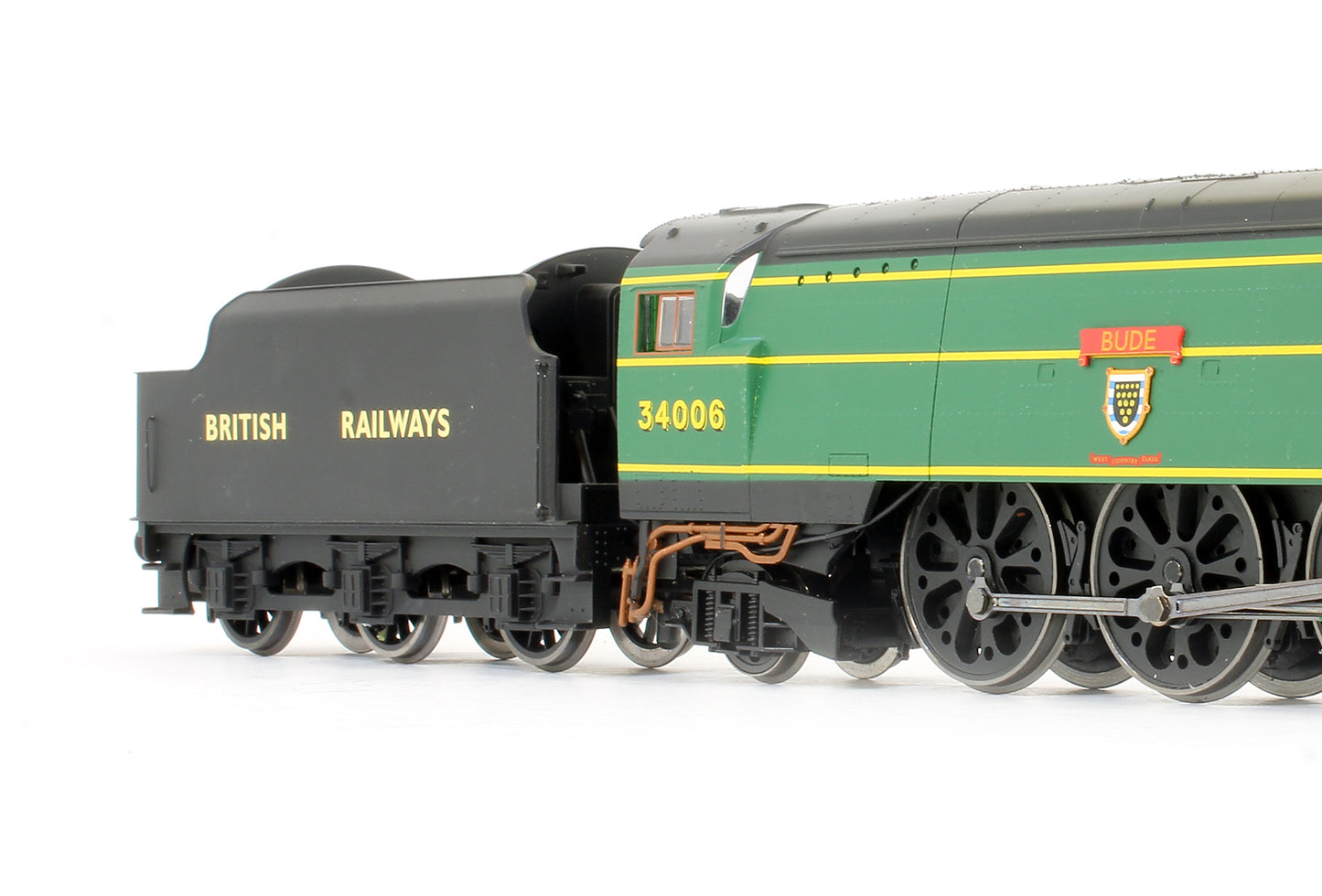 Pre-Owned R2685 BR 4-6-2 1948 Nationalisation West Country Class 'Bude' 34006 Steam Locomotive (Limited Production)