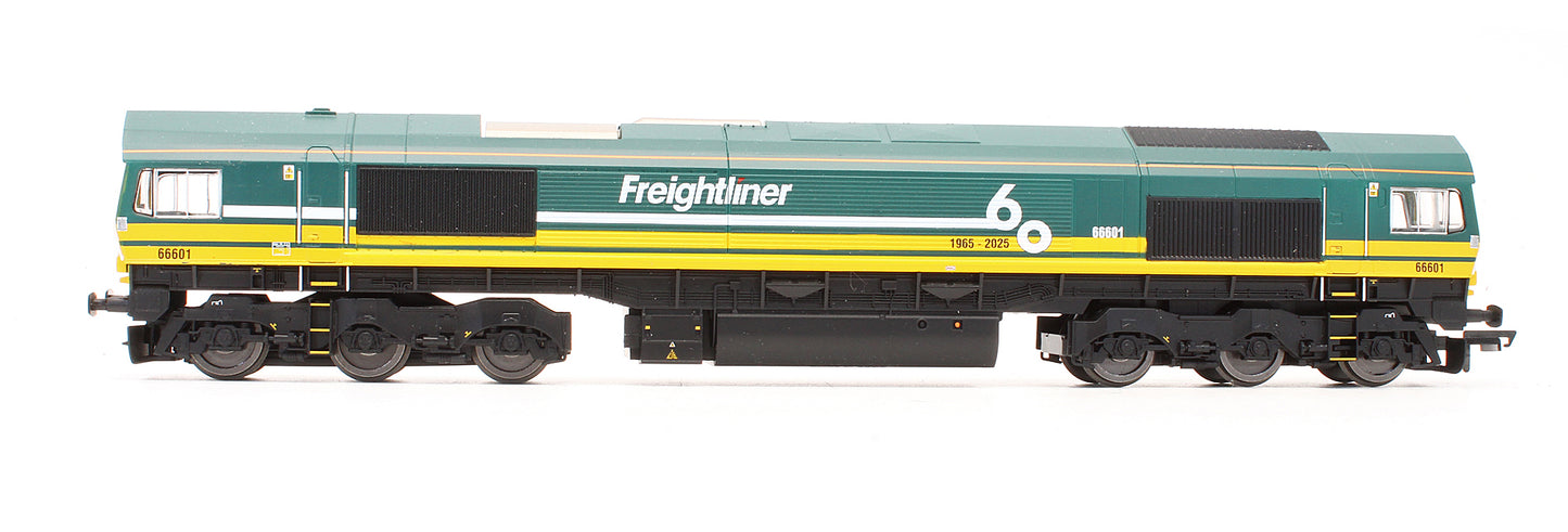 Pre-Owned R30531TXS RailRoad Class 66 Freightliner 66601 'Freightliner 60' Diesel Locomotive - DCC Sound