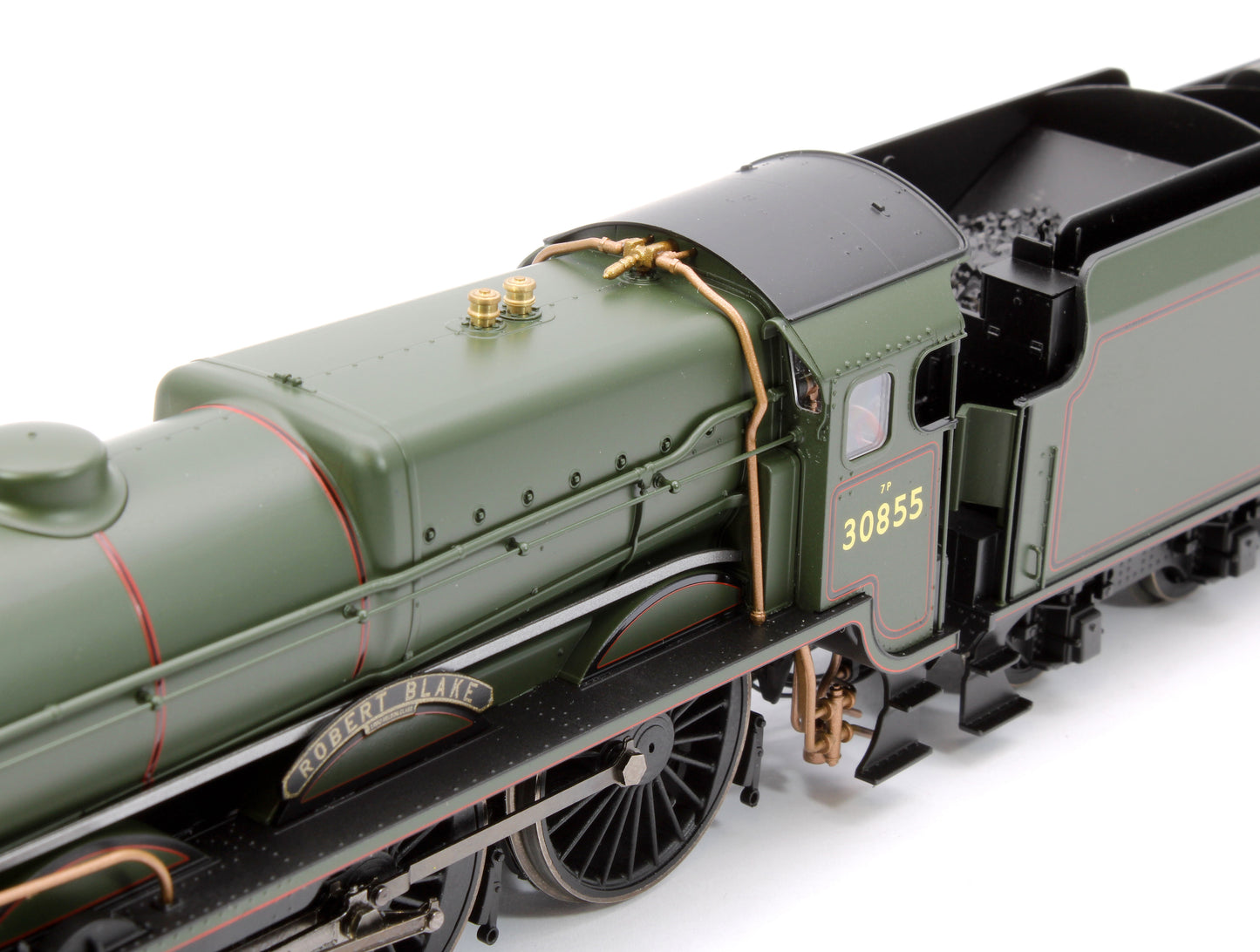 Lord Nelson Class 4-6-0 30855 'Robert Blake' BR Green Late Crest Steam Locomotive