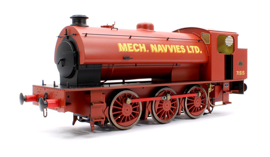 J94 Austerity Mech Navvies Red 71515 0-6-0 locomotive - DCC Fitted
