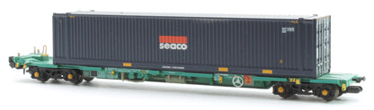 Pre-Owned 377-352 Intermodal Bogie Wagons With 45' Containers 'Seaco'
