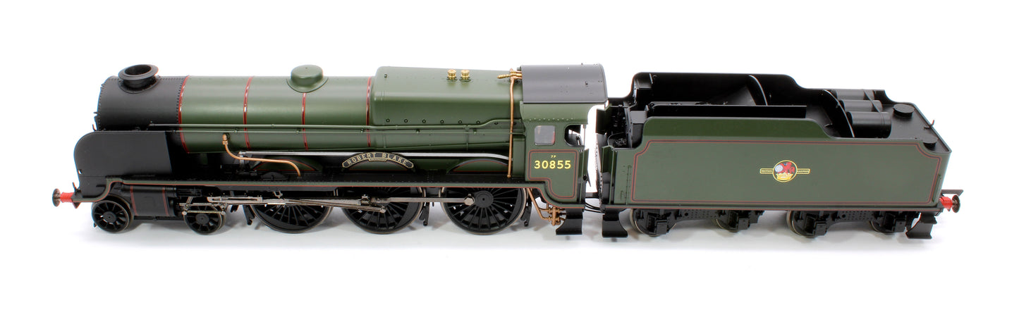 Lord Nelson Class 4-6-0 30855 'Robert Blake' BR Green Late Crest Steam Locomotive