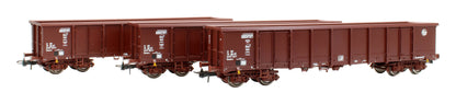 Pre-Owned 2 76091 3-Piece Gondola Set, HŽ Cargo
