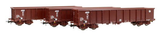 Pre-Owned 2 76091 3-Piece Gondola Set, HŽ Cargo
