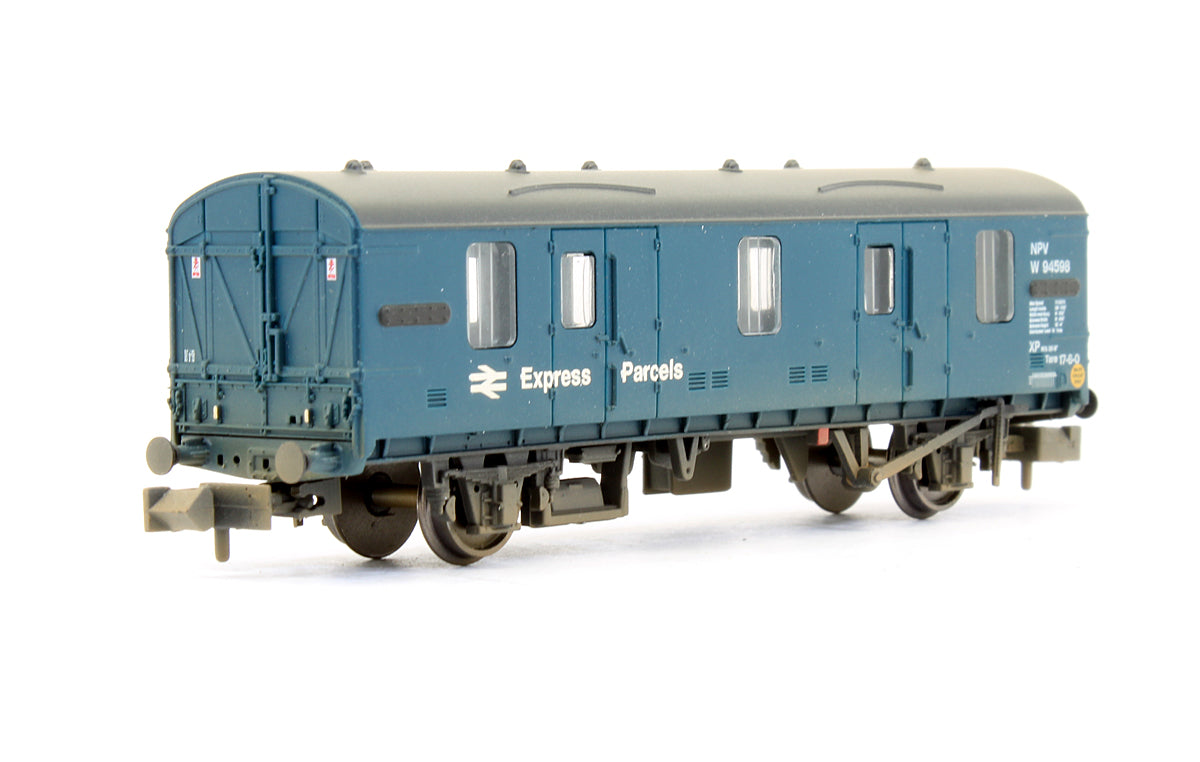 Pre-Owned MK1 CCT Covered Carriage Truck BR Blue 'Express Parcels' - Weathered