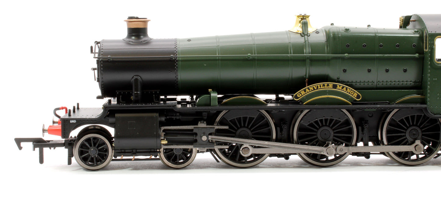 Granville Manor GW Green Shirt Button 78xx Manor Class 4-6-0 Steam Locomotive No.7818 - Sound Fitted